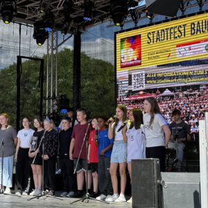 Auftritt auf dem Baunataler Stadtfest