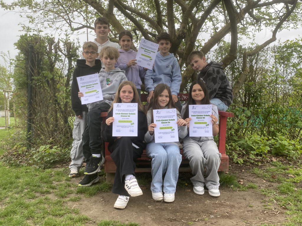 Jahrgang 5 engagiert sich für sauberes Baunatal